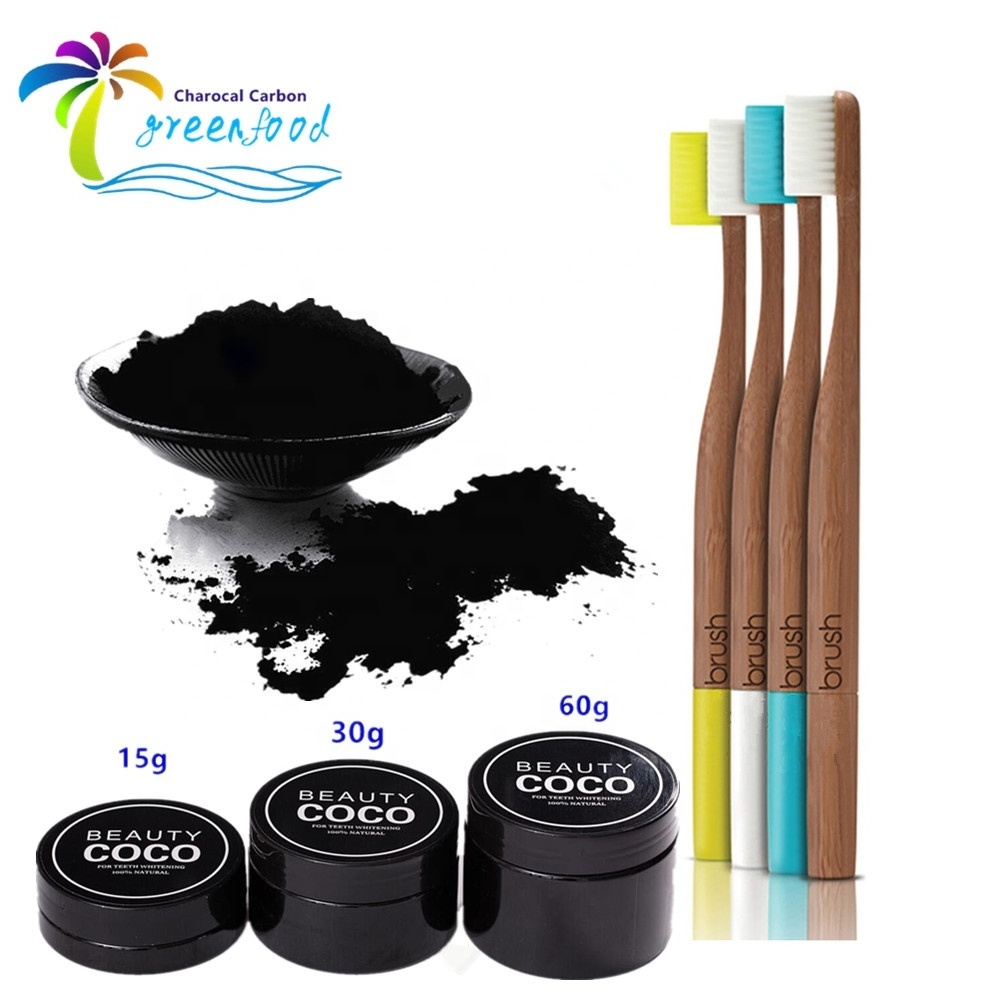 Bamboo and Coconut Charcoal Teeth Whitening Organic Teeth Whitening Powder