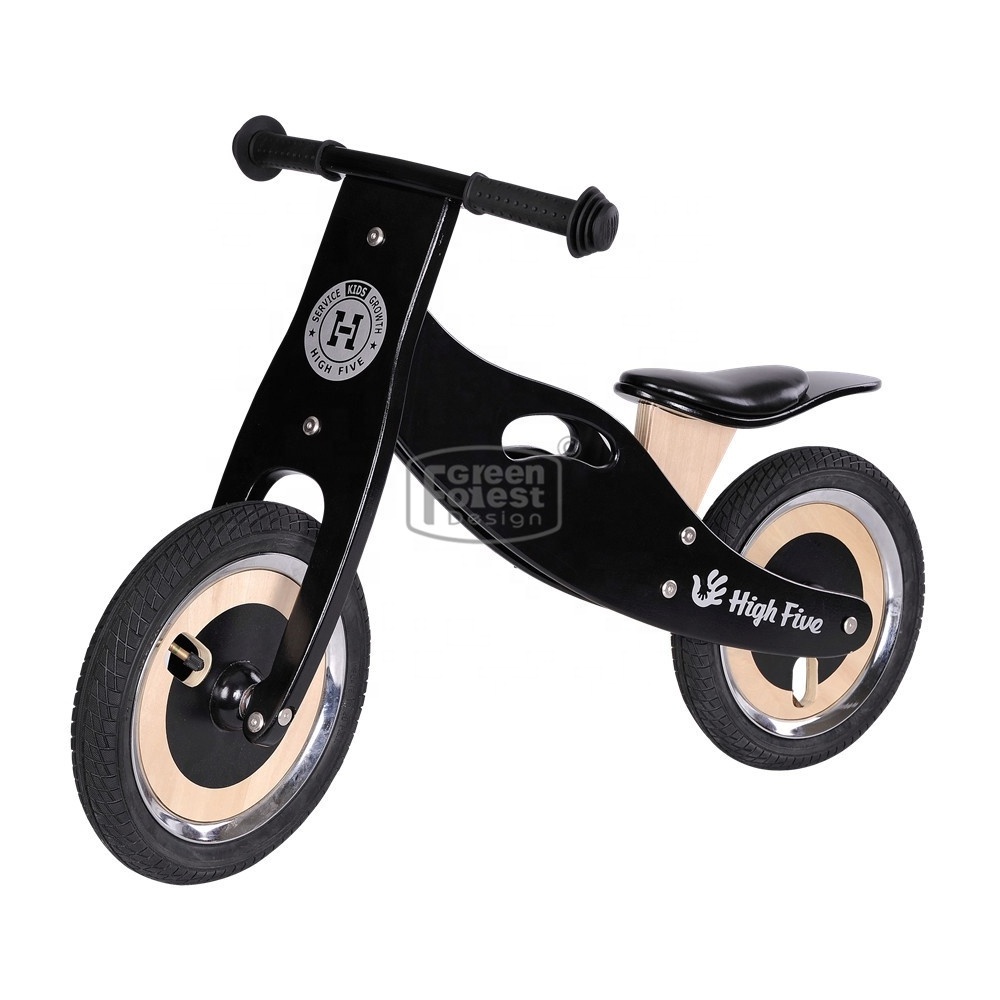 12 inch wheel Wooden Miniature Bicycle wood balance bike