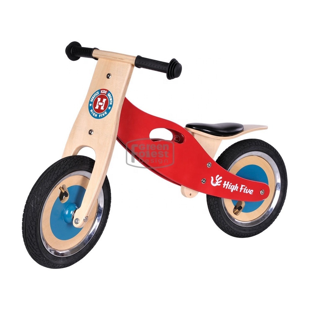 12 inch wheel Wooden Miniature Bicycle wood balance bike