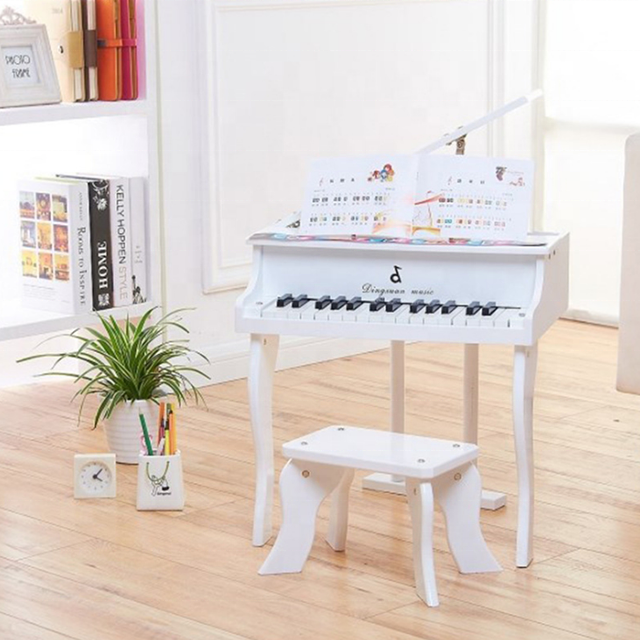 Educational Musical Toys Wooden Toy Piano for Kids Early Learning Unisex Toy Wood Wooden Pretend Play Food Sets High Five 2000