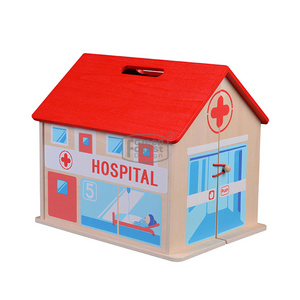 Preschool Educational toys pretend play hospital of Kids Indoor Play Set