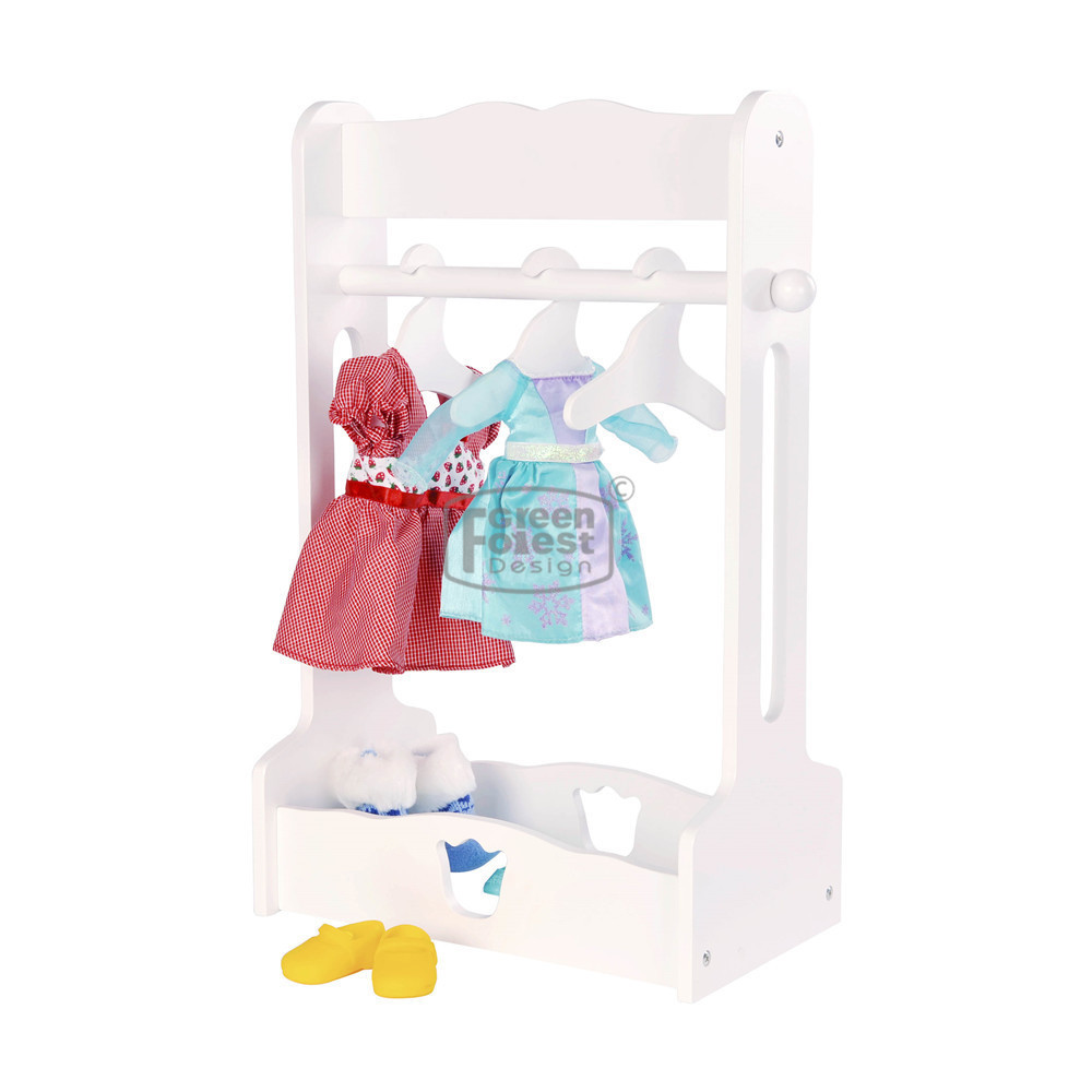 18 inch Doll Furniture Lily's Doll Clothes Rack With 3 Hanger (clothing not included)