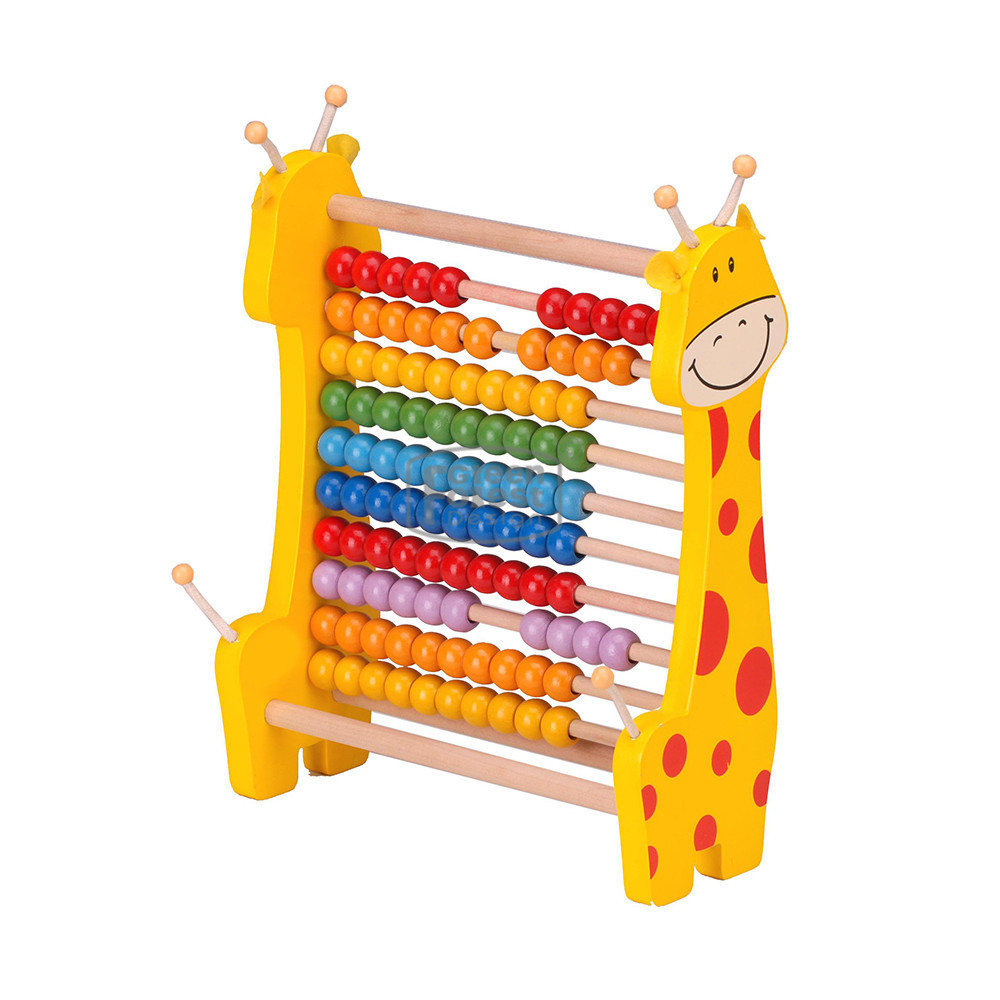 Rainbow Bead wooden alphabet tools abacus counting frame abacus