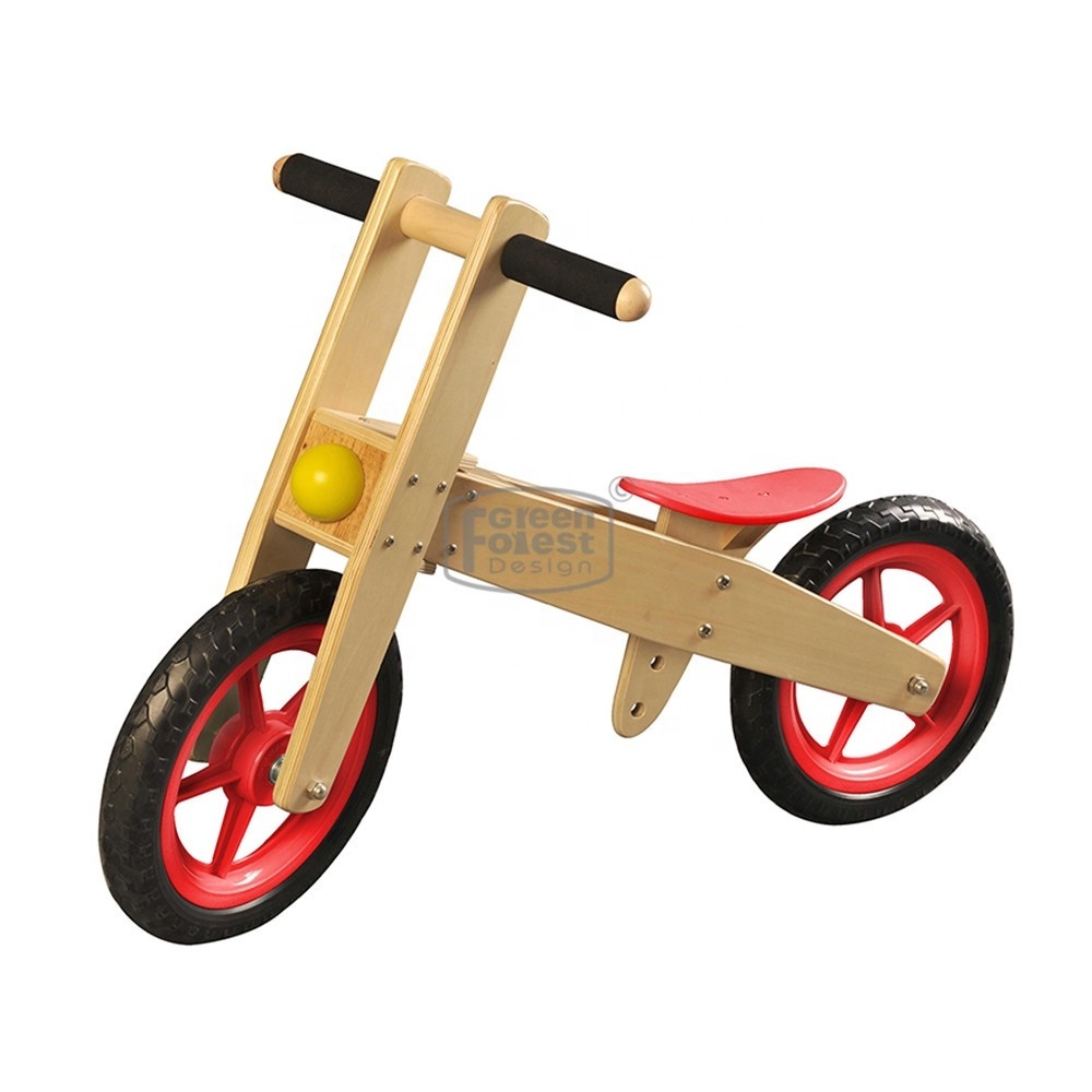 Wooden Balance for kids Running Bike No Pedal Push wooden balance bike 2 in 1