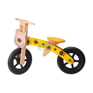 Wooden Balance for kids Running Bike No Pedal Push wooden balance bike 2 in 1