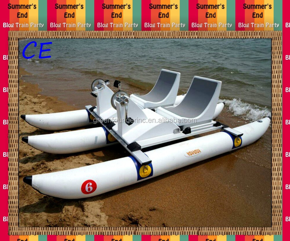 CE pontoons tubes pedal boats Sofa Pedal Boats with inflatable PVC pontoons