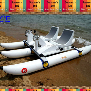 CE pontoons tubes pedal boats Sofa Pedal Boats with inflatable PVC pontoons