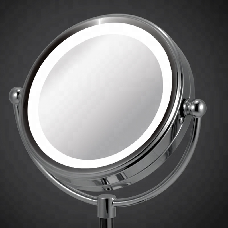 Double Sides Bathroom Smart Optional 10 X Magnifying Mirror with Light