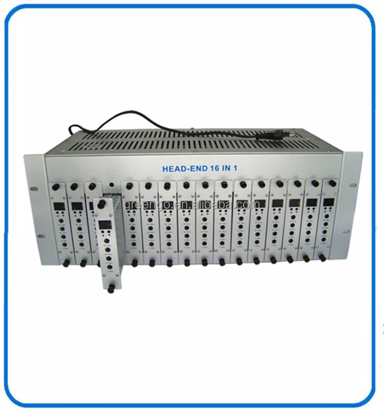 TV transmitter equipment CATV Agile channel RF modulator