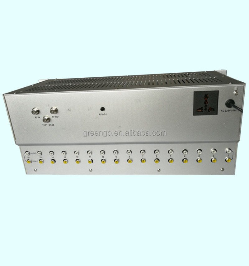 TV transmitter equipment CATV Agile channel RF modulator