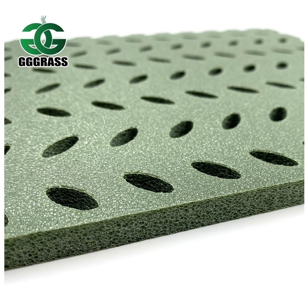 10mm XPE Material Synthetic Turf Underlay Durable Shock Pad For Artificial Grass