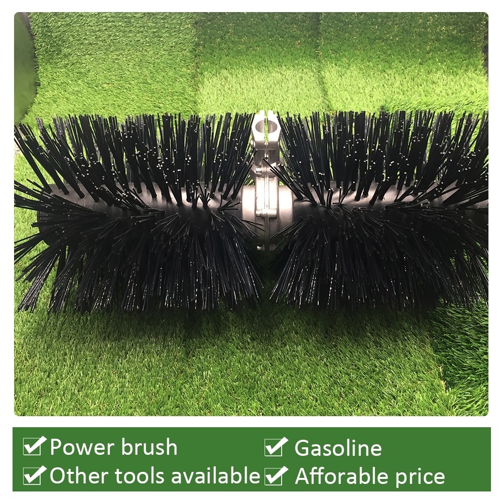 Portable Power Broom Artificial Lawn Sweeper Artificial Grass Cleaning Machine Golf Cleaning Brush