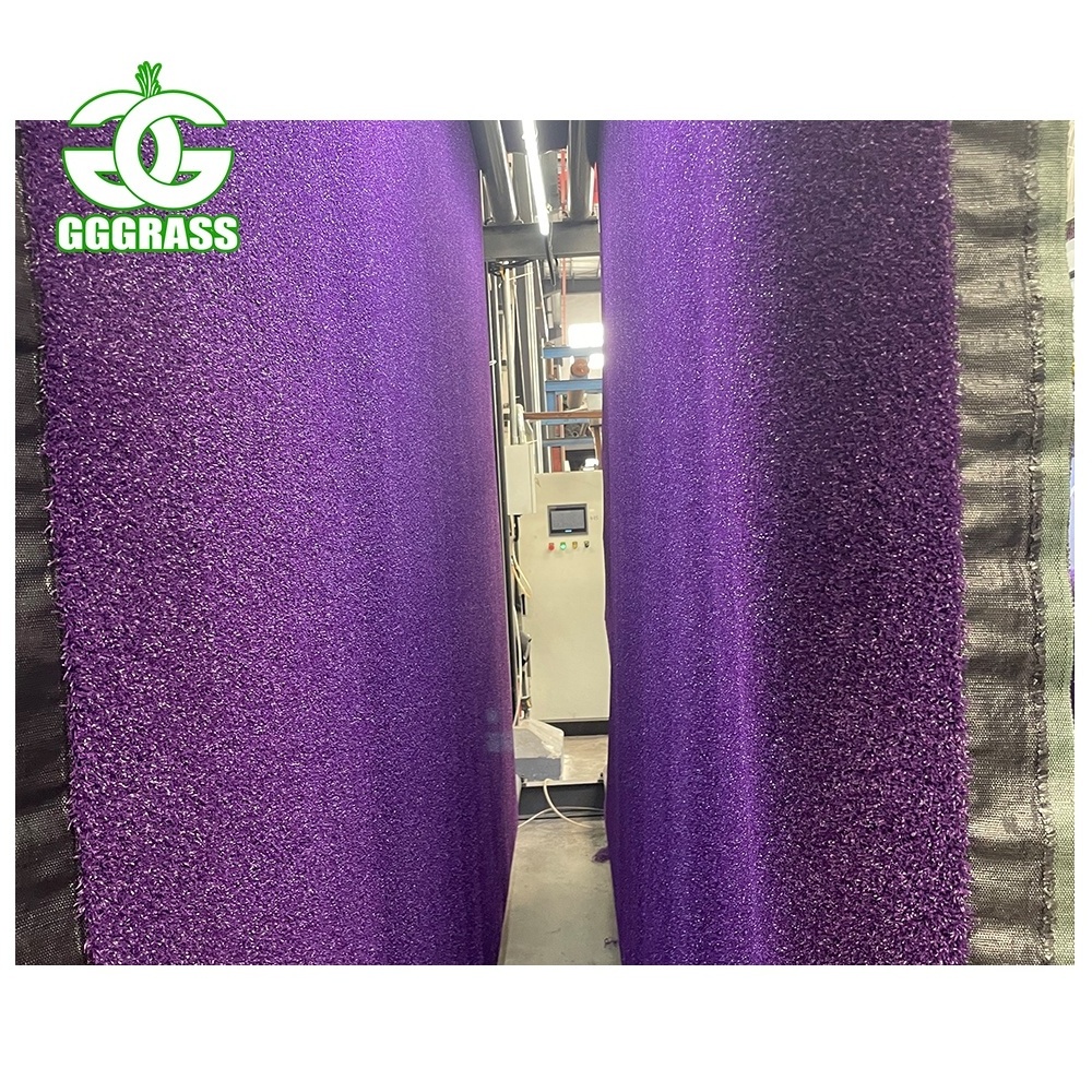 Jardin Vertical Purple Artificial Grass For Badminton Court Basketball Court Padel Grass Flooring