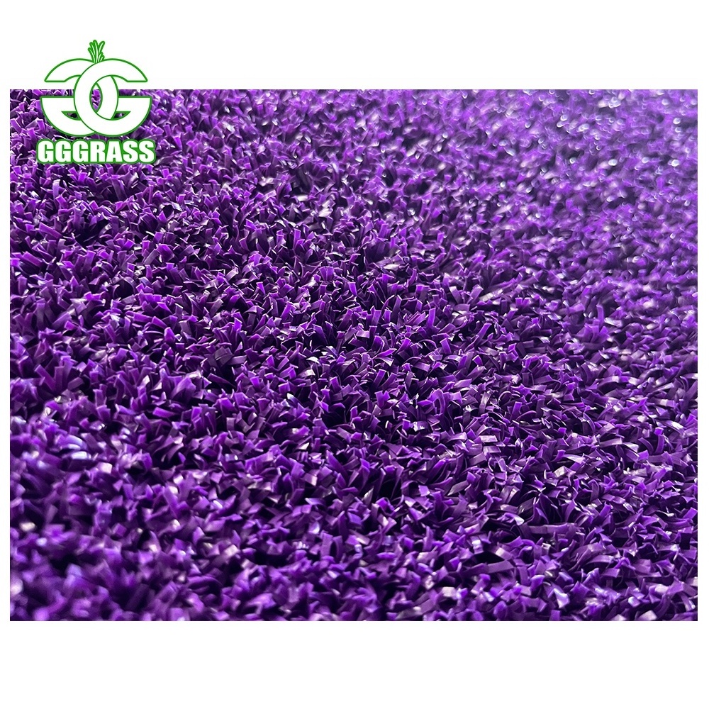 Jardin Vertical Purple Artificial Grass For Badminton Court Basketball Court Padel Grass Flooring