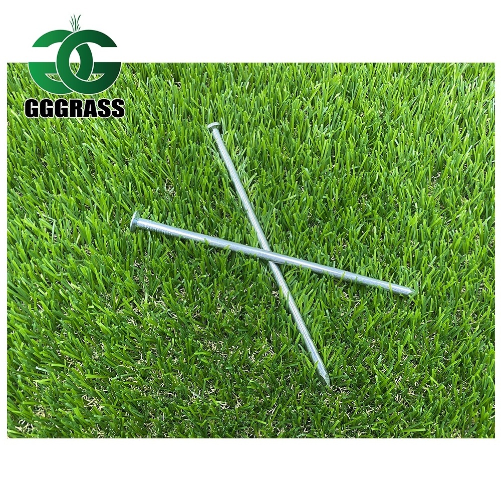 Galvanized U shaped Nails For Artificial Grass Installation U Pins Straight Nails Fixing Artificial Turf Accessories