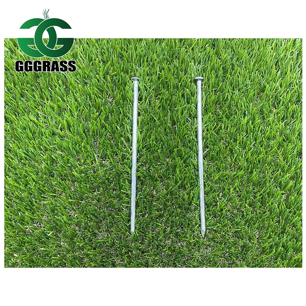 Galvanized Metal Nails For Artificial Grass 6 Inch Installation U Shape Nails Fixing Artificial Turf Pins Accessories