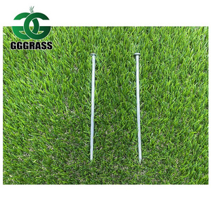 Galvanized Metal Nails For Artificial Grass 6 Inch Installation U Shape Nails Fixing Artificial Turf Pins Accessories