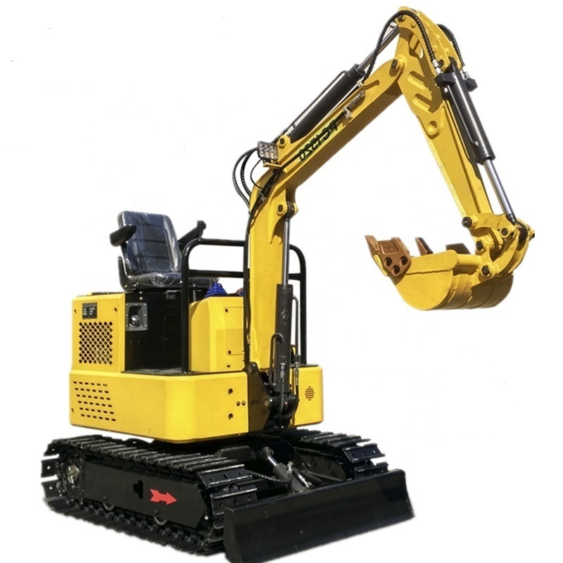 0.8 ton 1 ton mini excavator with accessores 1.5ton 2 ton crawler mini digging machine