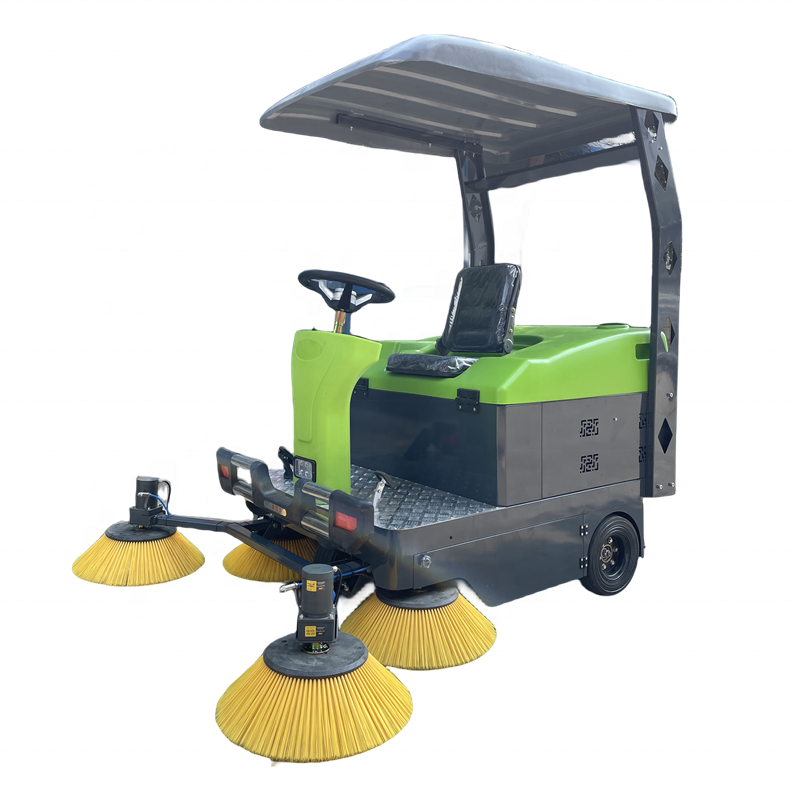 Factory Supply Industrial Electric Cleaning Machine Floor Mini Street Road Ride On Sweeper For Sale