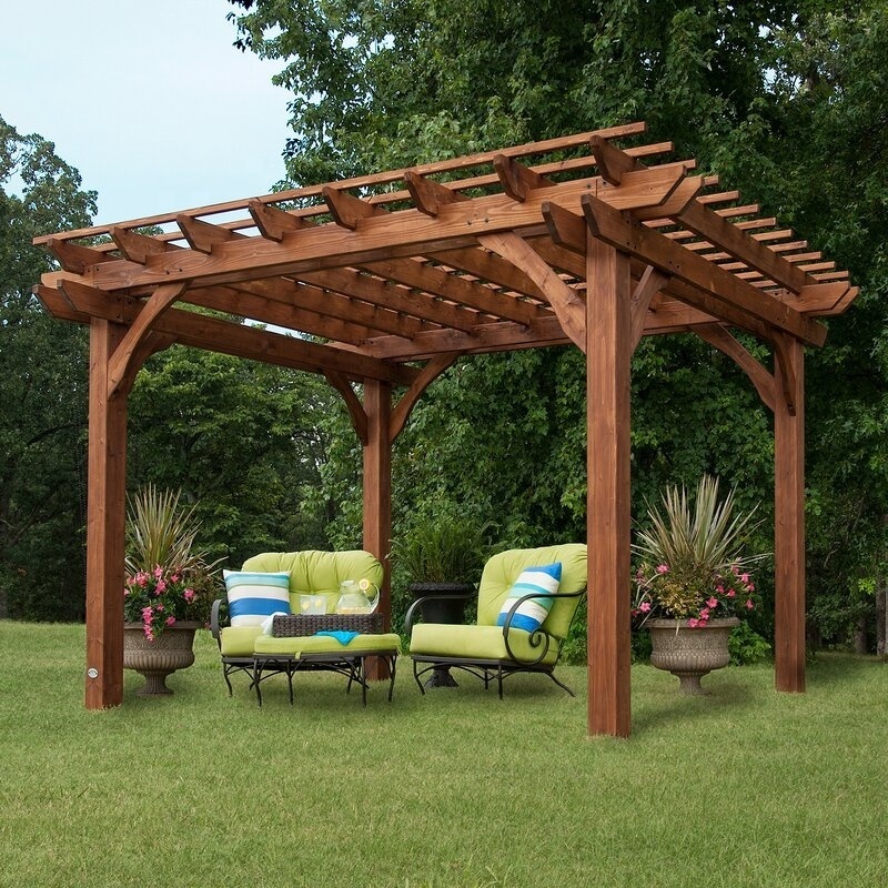 Outdoor Decoration Wooden gazebos wood Pergola Garden arches arbours pergolas