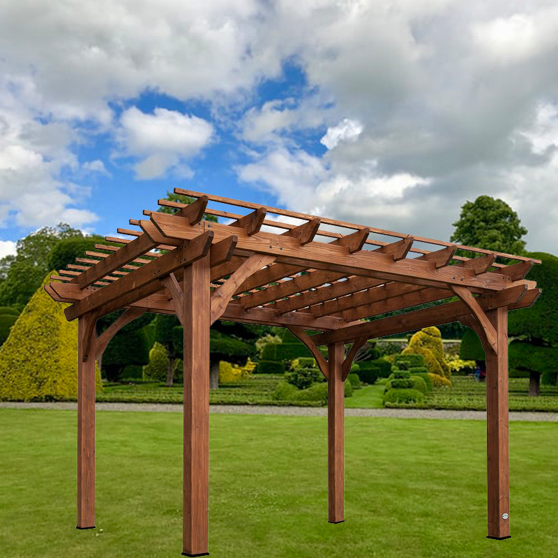 Outdoor Decoration Wooden gazebos wood Pergola Garden arches arbours pergolas