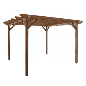 outdoor wood gazebo pergolas waterproof arches wooden pergola retractable for garden