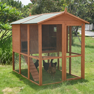 wholesale best sales solid wood outdoor pet cages supplies wooden large chicken coop cage hen house