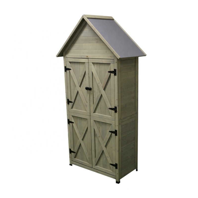 2021Outdoor wood sheds Wooden Garden Tool Storage Shed