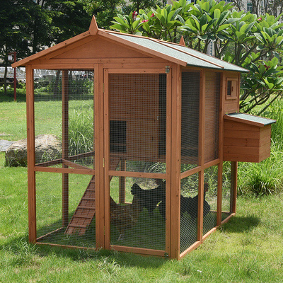 wholesale best sales solid wood outdoor pet cages supplies wooden large chicken coop cage hen house