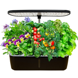 Customized Smart Vases hydroponics system without soil made of new ABS material for home,sale garden supplies