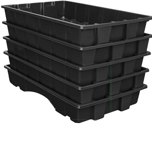 In Stock  48-hole seedling trays Wholesale Black Nutrient Bowl Hole Seedling Tray Plastic Nursery Seed pots