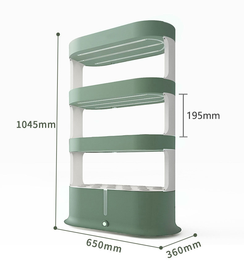 Aeroponic Home smart led light garden indoor grow tower Automatic ...