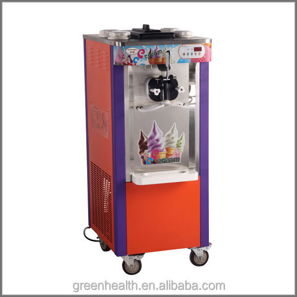 Green&Health ice cream dairy soft freezer for restaurant equipment used floor stand ice cream maker machine factory direct sale