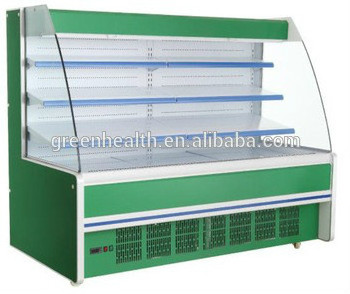 Vegetables Fruit Display Refrigerators Fruit Refrigerator for Supermarket/Grocery Store Commercial Open Chiller for Sale