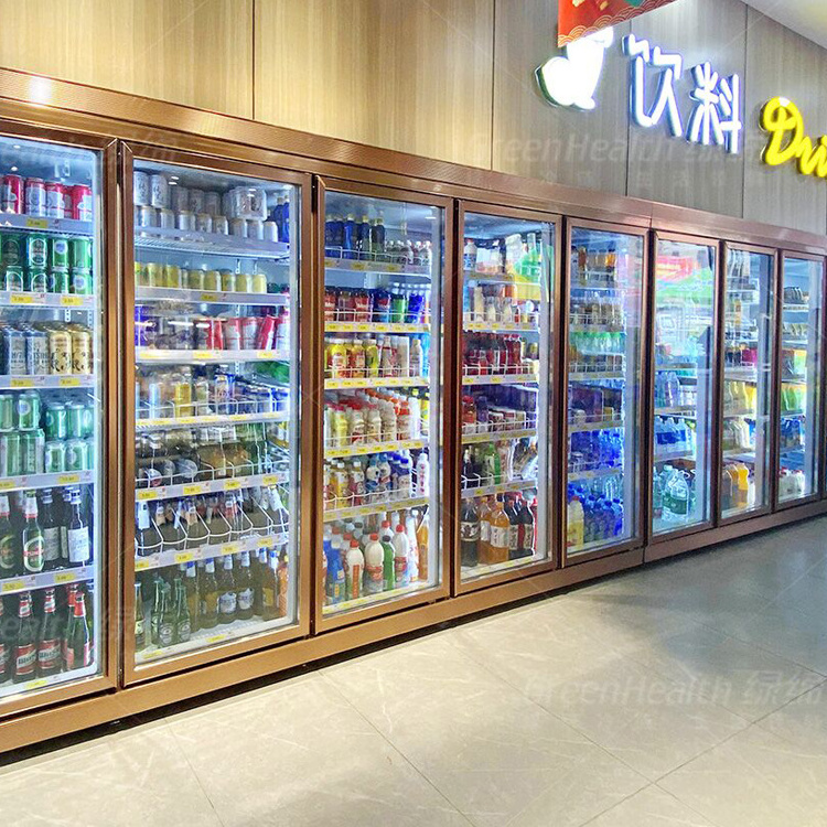 Chinese Factory Cooling Machine Commercial Upright Drinks Showcase Cooler Cold Drink Refrigerator Pepsi Display Fridge