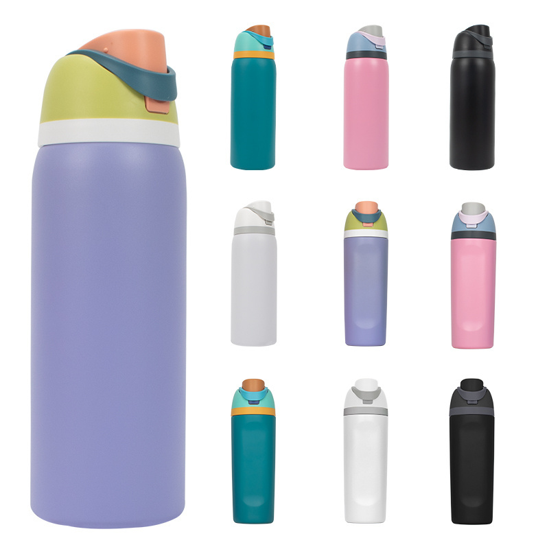 2024 Whosale Price Vacuum Flask freesip insulated stainless steel water bott stainless steel water bottle