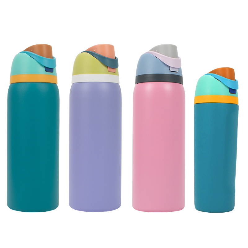 2024 Whosale Price Vacuum Flask freesip insulated stainless steel water bott stainless steel water bottle