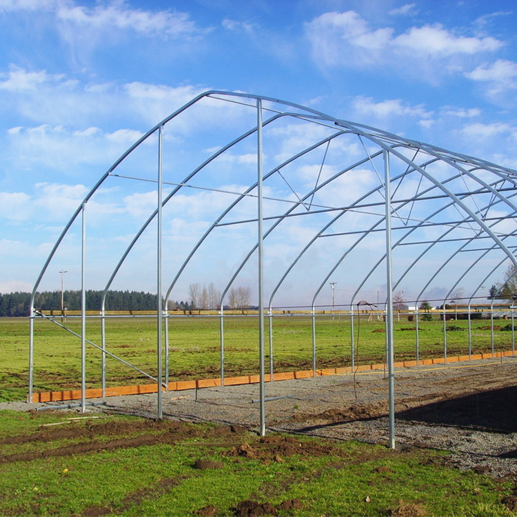 Galvanized Steel Frame Gothic Arch Tunnel Used Greenhouse frames for sale