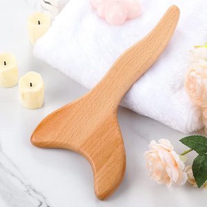 Wooden Gua Sha Tools Scraper Therapy Massage Lymphatic Drainage Tool Wood Therapy Massage Tools