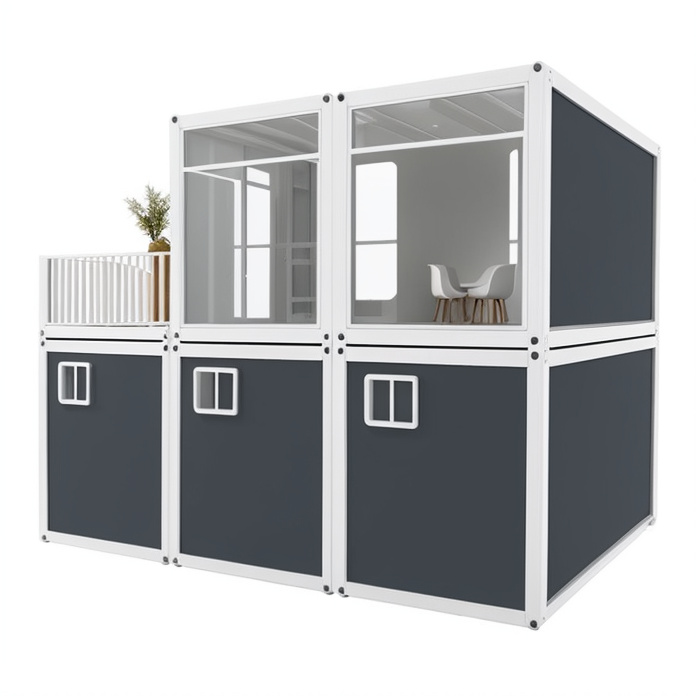 Prefab Hotel 2 Storey Container 6 M Office Residential Apartment Buildings Scale Model