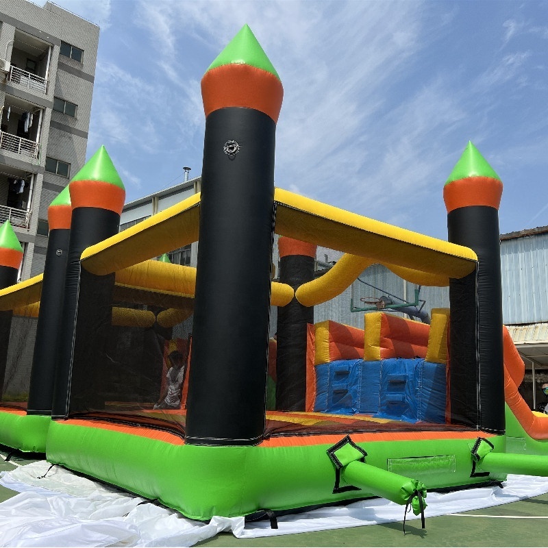 commercial cheap jungle speed game Inflatable Toys & Accessories bouncy castle trampoline inflatable castle bounce house