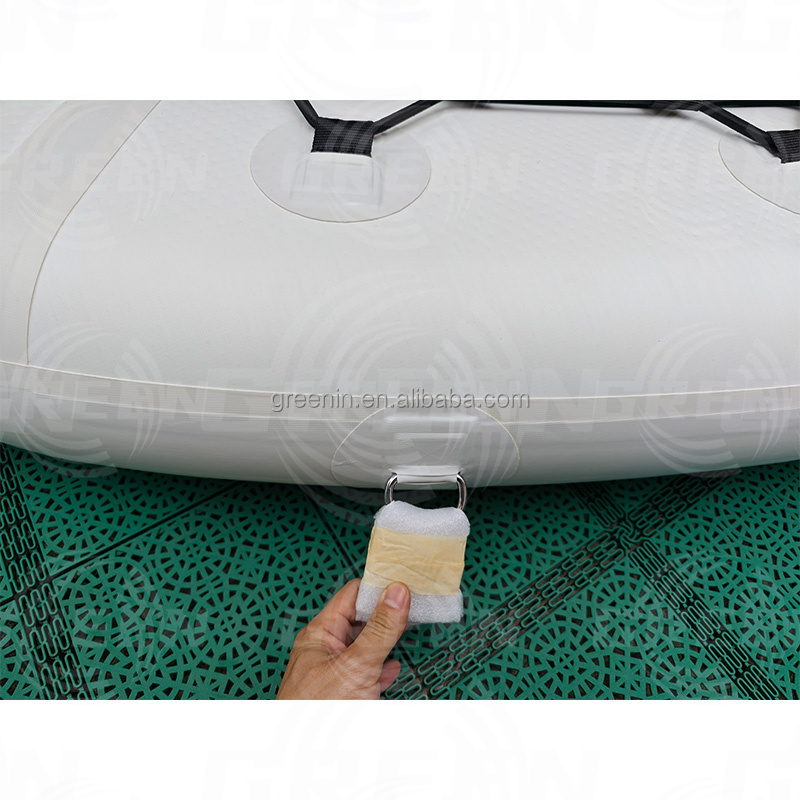 Inflatable Round Floating Raft Water Hammock float with Mesh Net Center cup holders