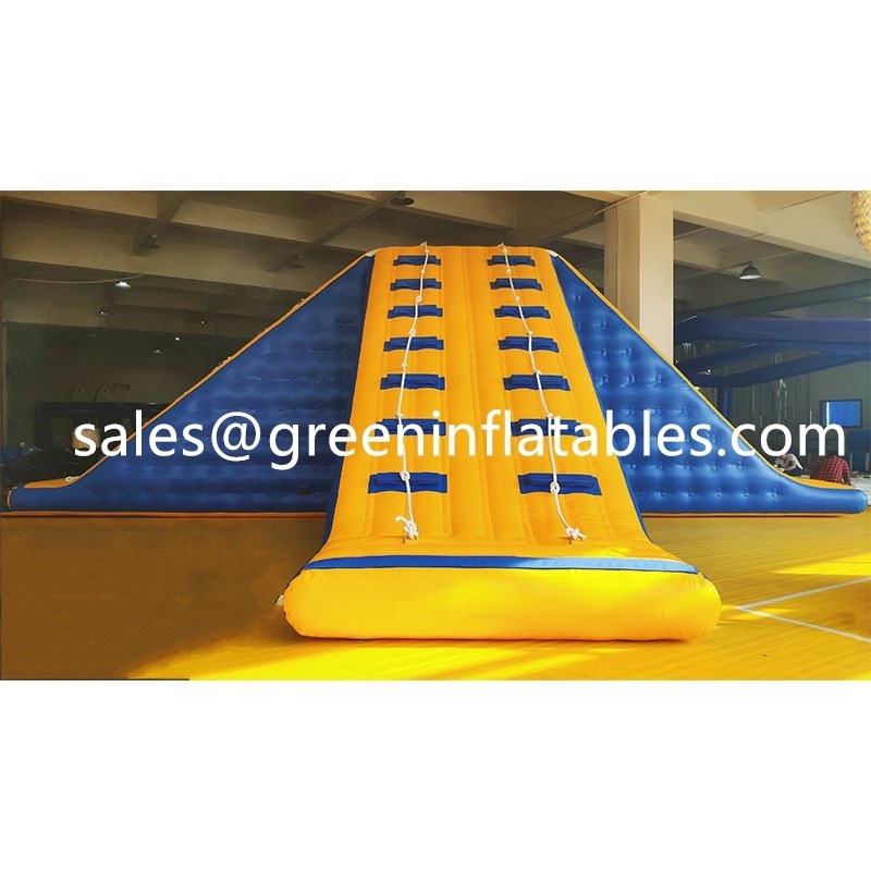 Price equipment tube adult mini trampoline inflatable floating water slides island water park design