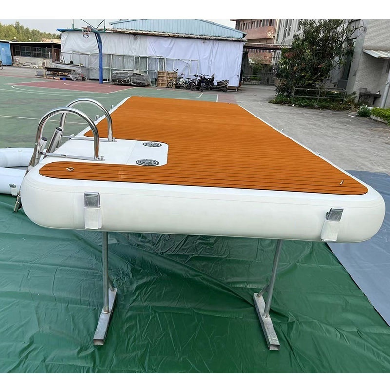 New design sea floating dock platform inflatable jet ski docking pontoon