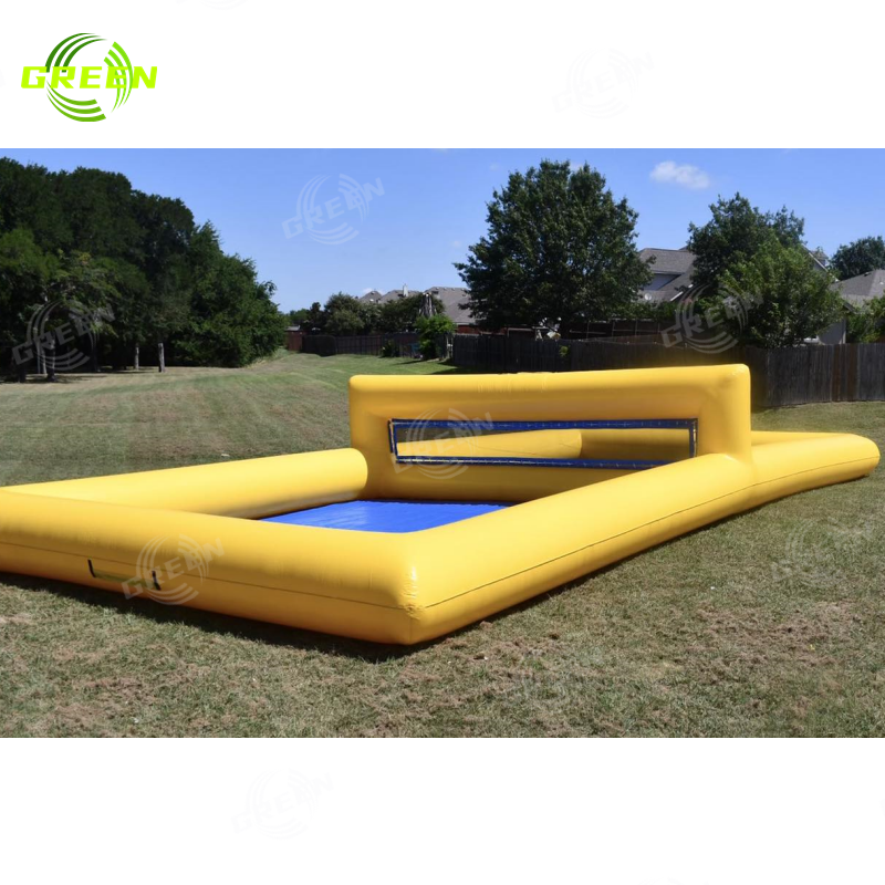 hot sale commercial Outdoor floating volleyball beach court game Inflatable Sport Field Customized Water Volleyball Court