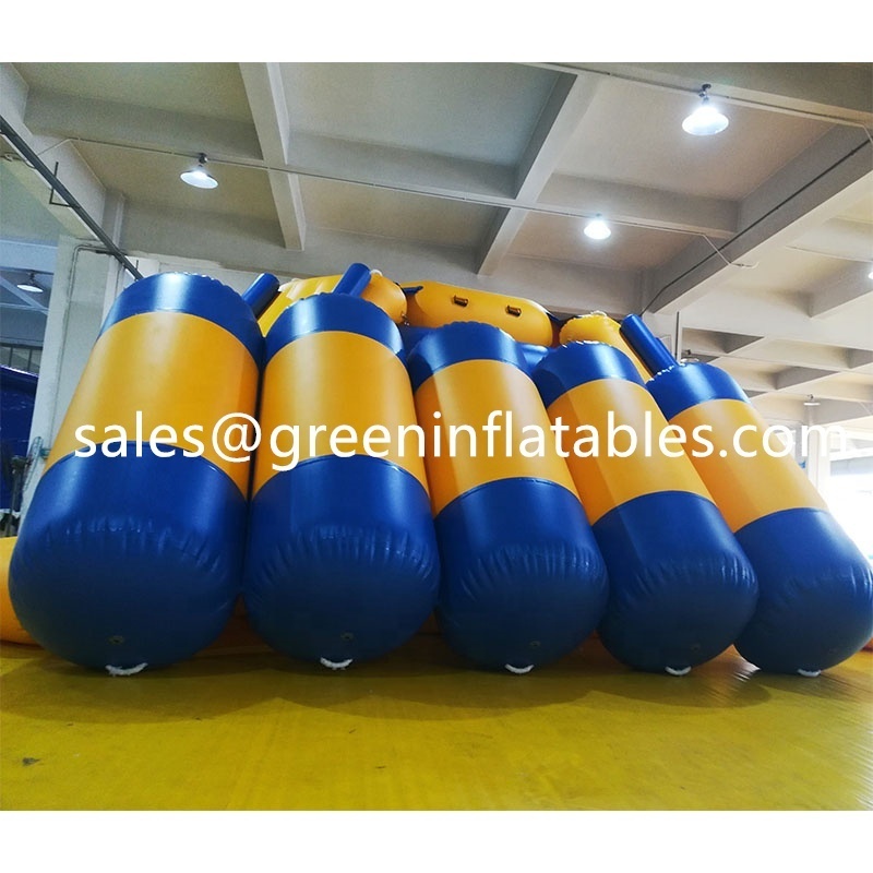 Price equipment tube adult mini trampoline inflatable floating water slides island water park design