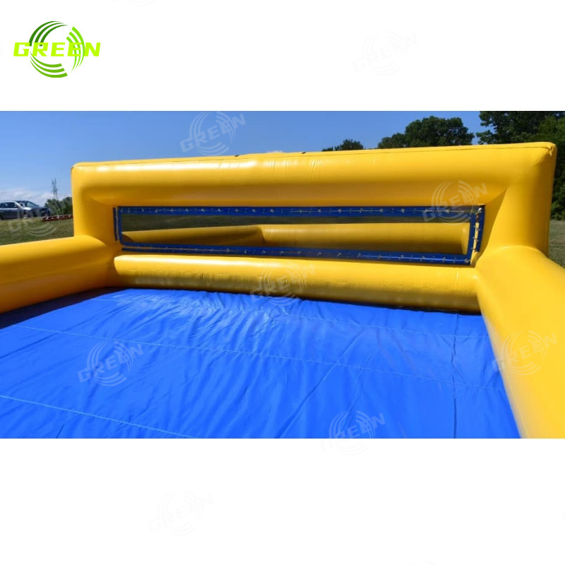 hot sale commercial Outdoor floating volleyball beach court game Inflatable Sport Field Customized Water Volleyball Court