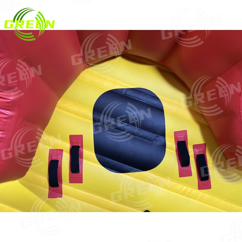 Green Inflatable Disco Boat Towable Inflatable Ufo Sofa Inflatable Towable Bandwagon Boat