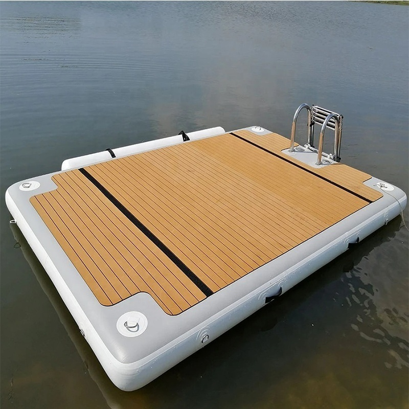 New design sea floating dock platform inflatable jet ski docking pontoon