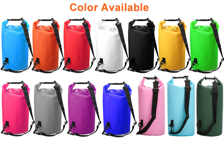 Waterproof Dry Bag 2L 10L 15L 20L 30L Custom PVC Sack Rafting Camping Hiking Backpack Kayak Ocean Pack Sport Beach Gear Dry Bag